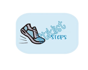 Step Tracker Walking Tracker Exercise Sticker Single Digital Download Printable Walking Log Journal Record Exercise Planner Calendar Steps