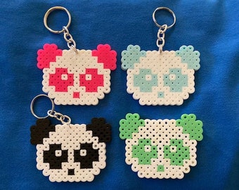 Porte-clés Panda Perler Bead