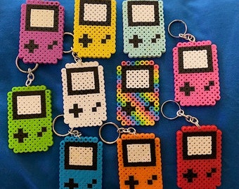 Gameboy Perler Bead Keychain