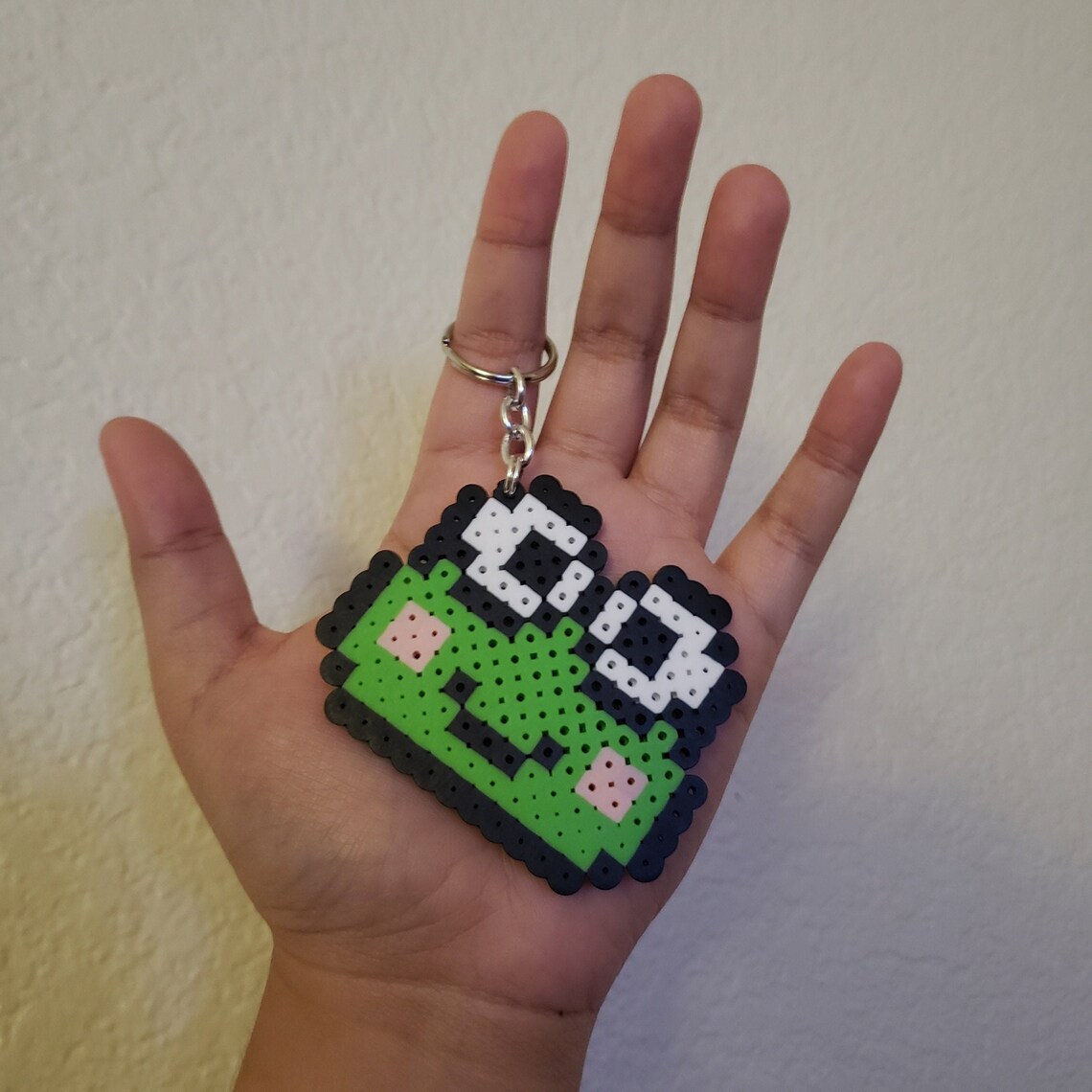 Keroppi Perler Bead Keychain Etsy