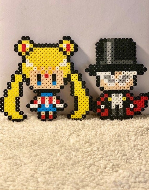 セーラームーン＆タキシード仮面 パーラービーズフィギュア
