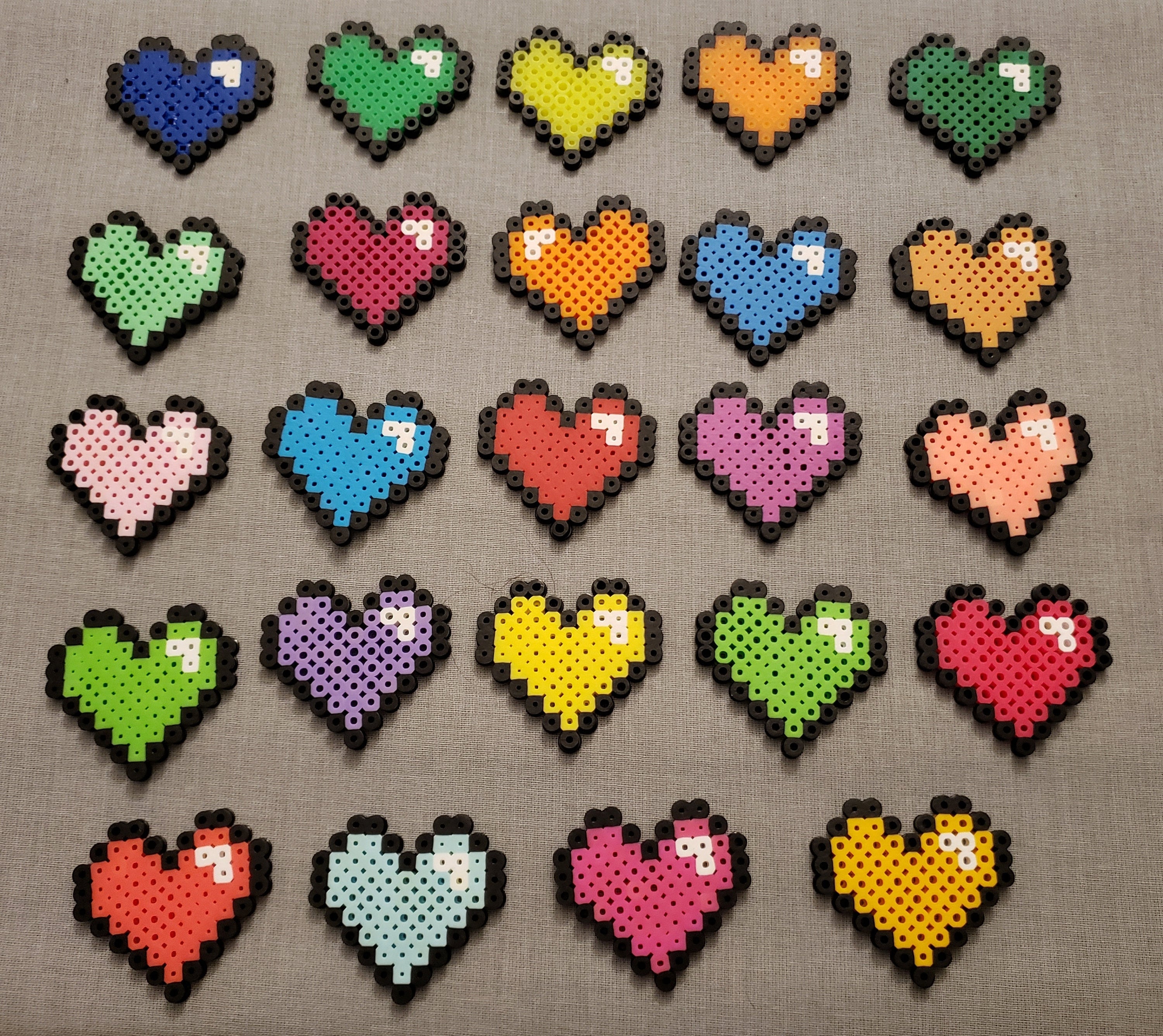 Four Fuse Bead Patterns Sure to Make Your Heart Melt