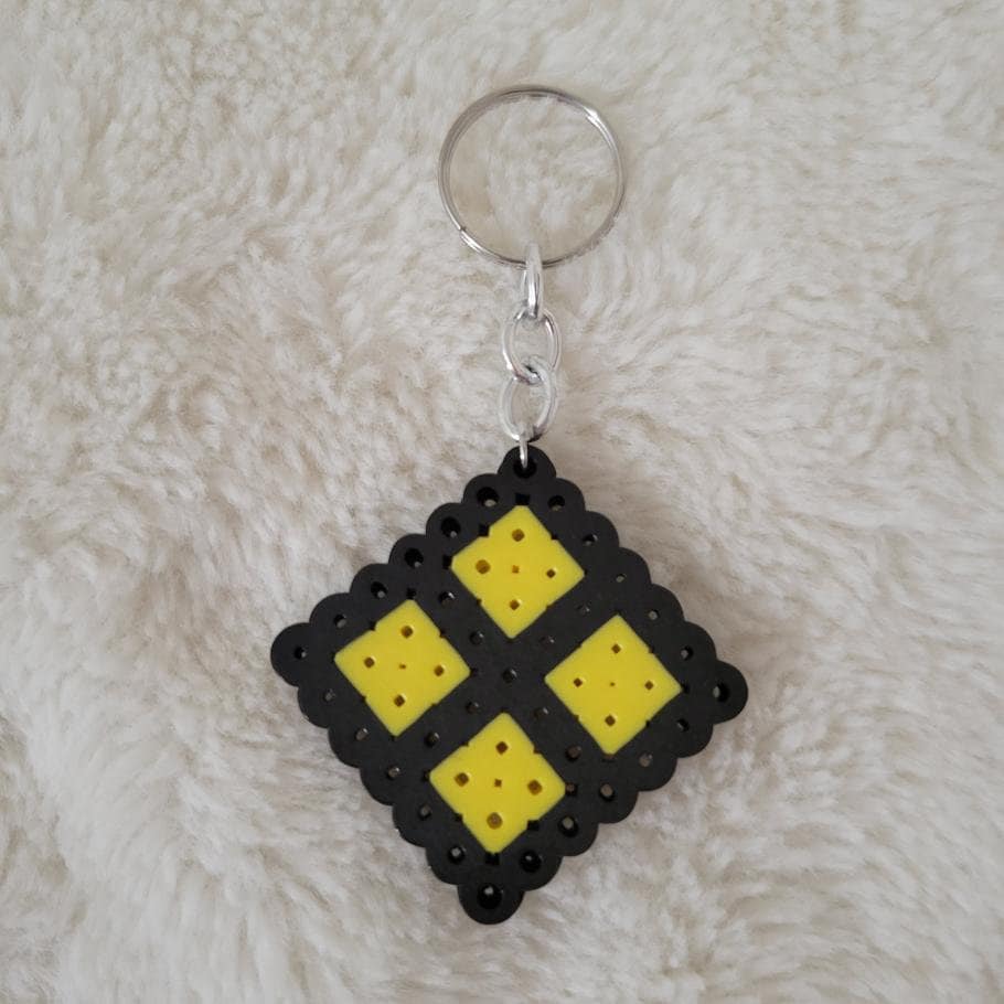 Tetris Piece Perler Bead Keychain - Etsy
