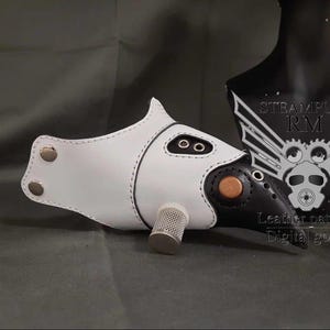 Maskmönster V3, Legendarisk hjälm, Steampunk, Läder Digital nedladdning, PDF
