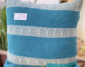 Funda de cojín kantha de algodón 45x45, almohada decorativa hecha a mano, decoración del hogar