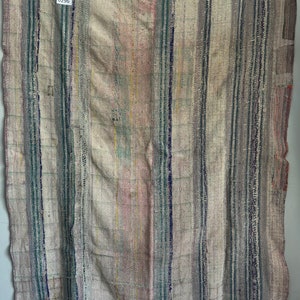 Indian vintage cotton kantha quilt handmade gudari indian bedcover throw