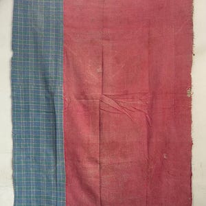 Vintage kantha quilt handmade indian gudari cotton kantha throw