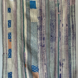Old cotton vintage kantha decorative quilt,indian handmade bedcover