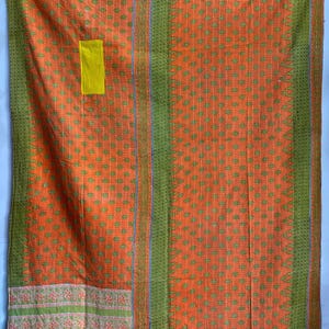 Old Indian vintage cotton kantha quilt handmade gudari indian bedcover throw