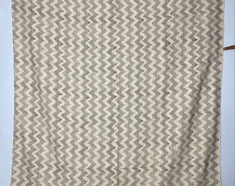Lyxig lerduk / handgjord khadi-pläd