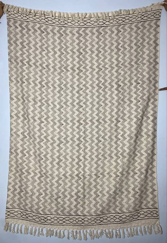 Luxury mud cloth /handmade khadi throw