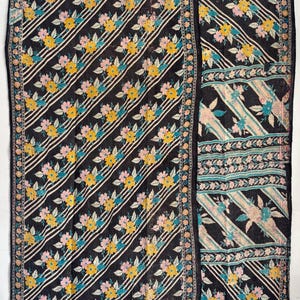 Old Indian vintage cotton kantha quilt handmade gudari indian bedcover throw
