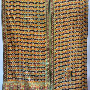 Old Indian vintage cotton kantha quilt handmade gudari indian bedcover throw