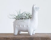 Llama Planter Pot Ceramic Planter Standing Planter Succulent pots Plant Pot Animal Planter Pots for plants Fathers Day Gifts
