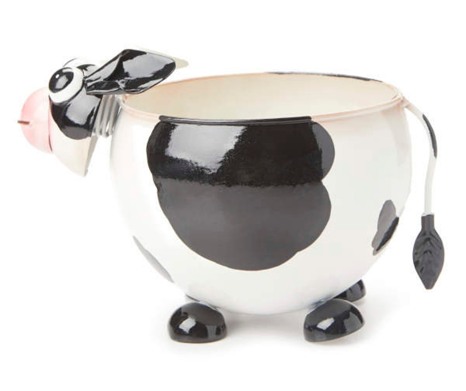 Cow Metal Animal Planter Pot for Plants Succulents or Air Etsy