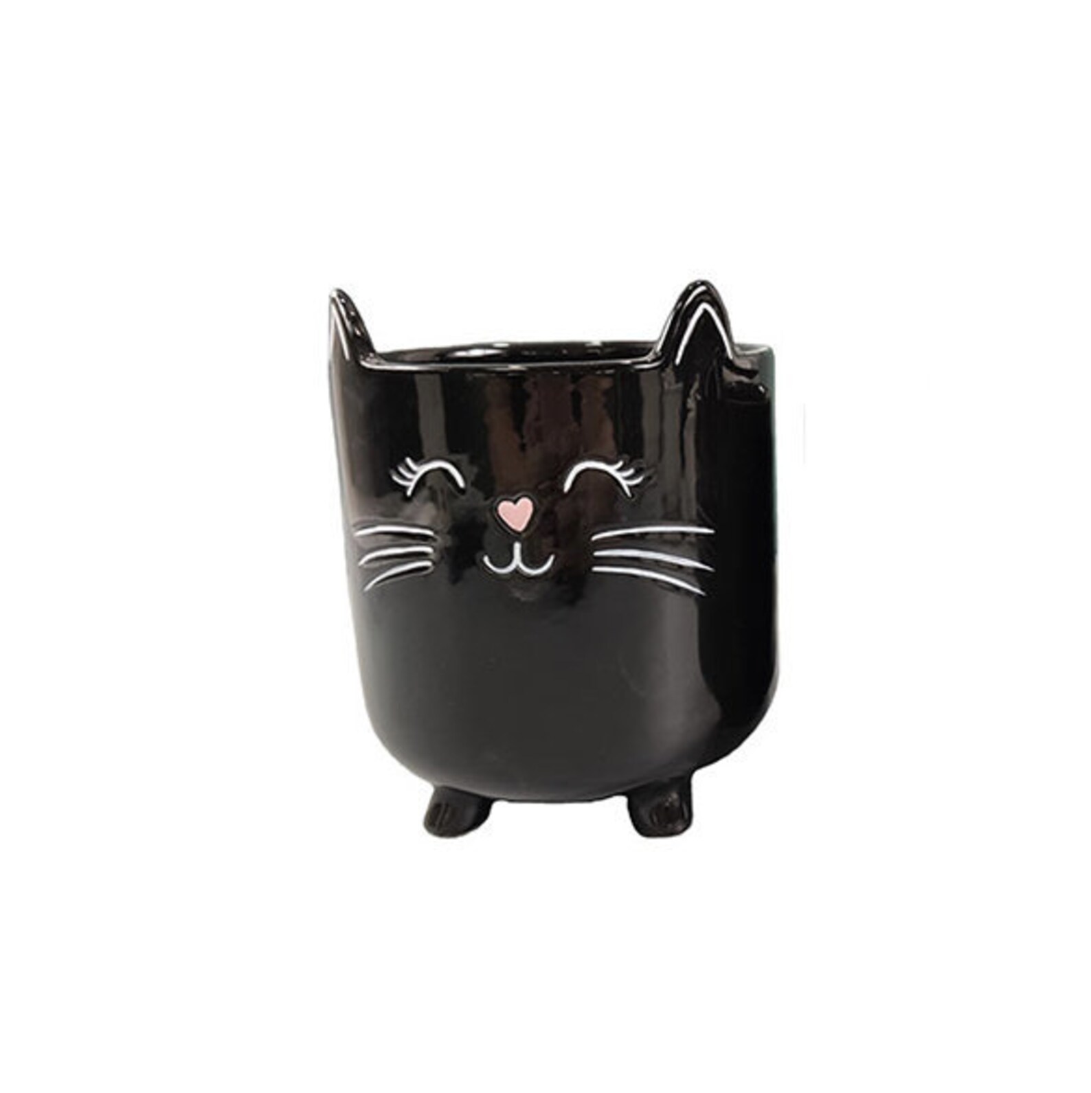 Black Cat Planter Pot for Succulents & Plants Animal Planter Etsy