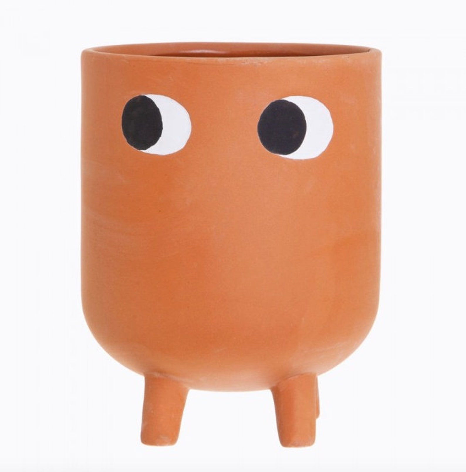 Large Eyes Standing Face Pot Planter for Succulents & Plants Etsy