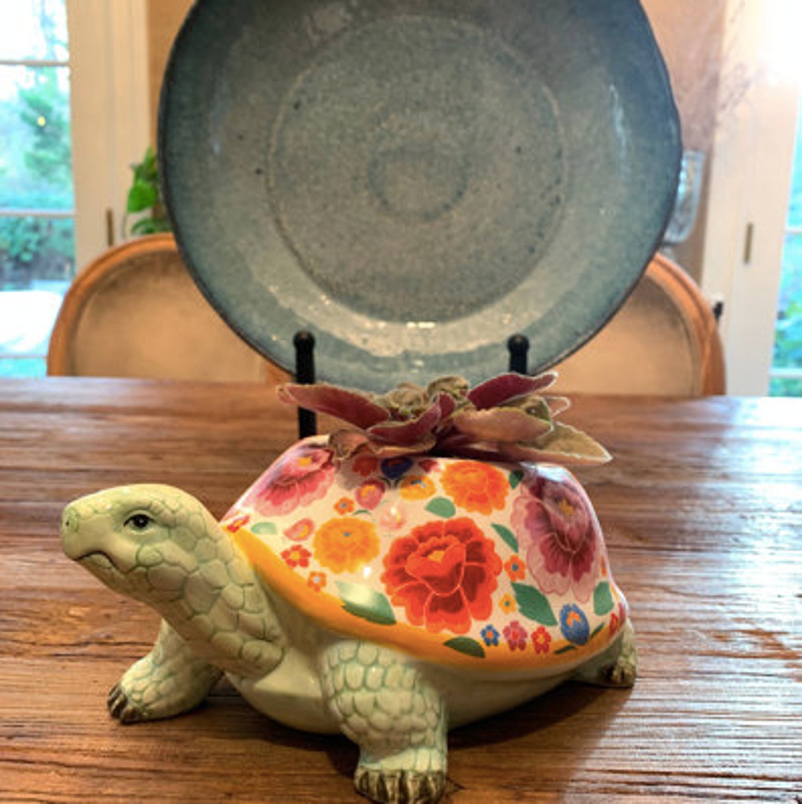 Turtle Planter Pot Ceramic Planter Succulent Planter Etsy