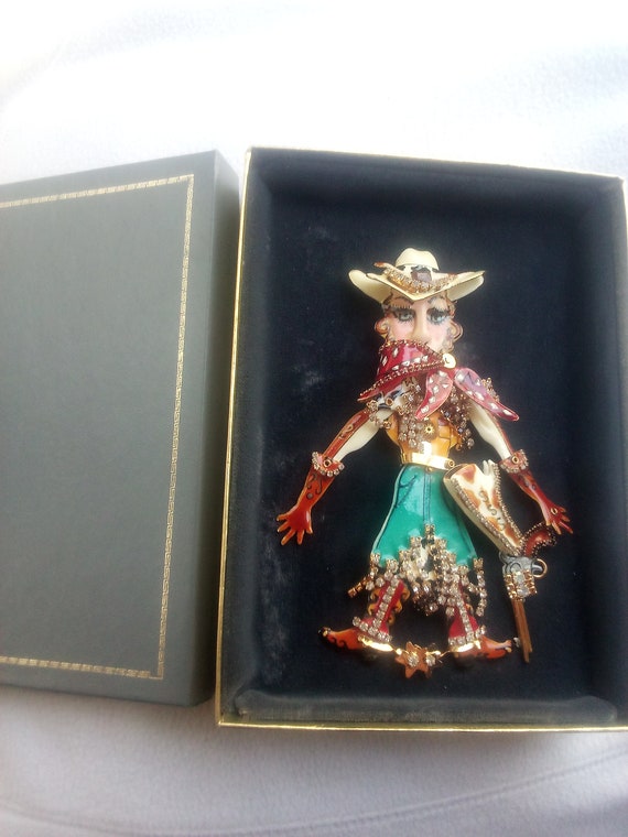 Super Rare Cowgirl Lunch at the Ritz Huge 6" inch… - image 8
