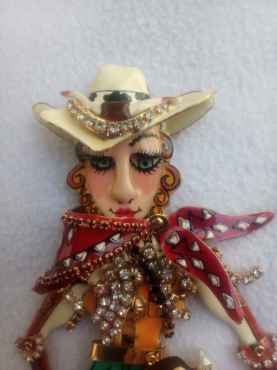 Super Rare Cowgirl Lunch at the Ritz Huge 6" inch… - image 1