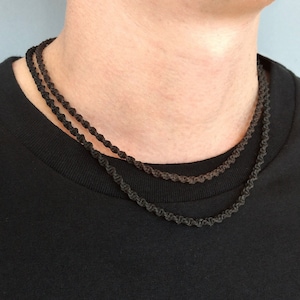 Macrame Necklace - 18 Inch, 20 Inch, Wooden Bead and Loop Closure, Necklaces for Pendant, Handmade Necklace