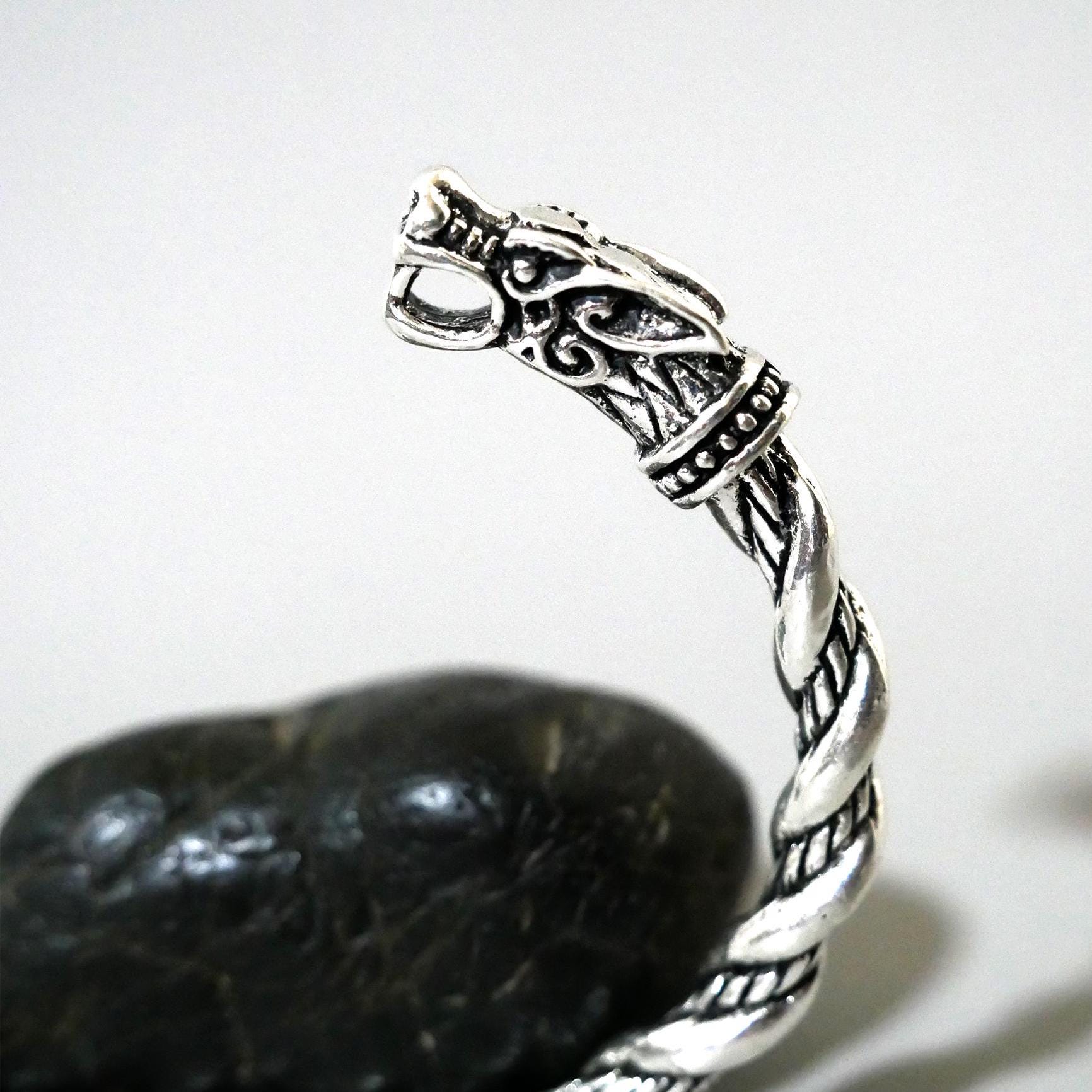Wolf Wrist Band - Etsy