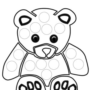 Animal Dot Coloring Pages Etsy