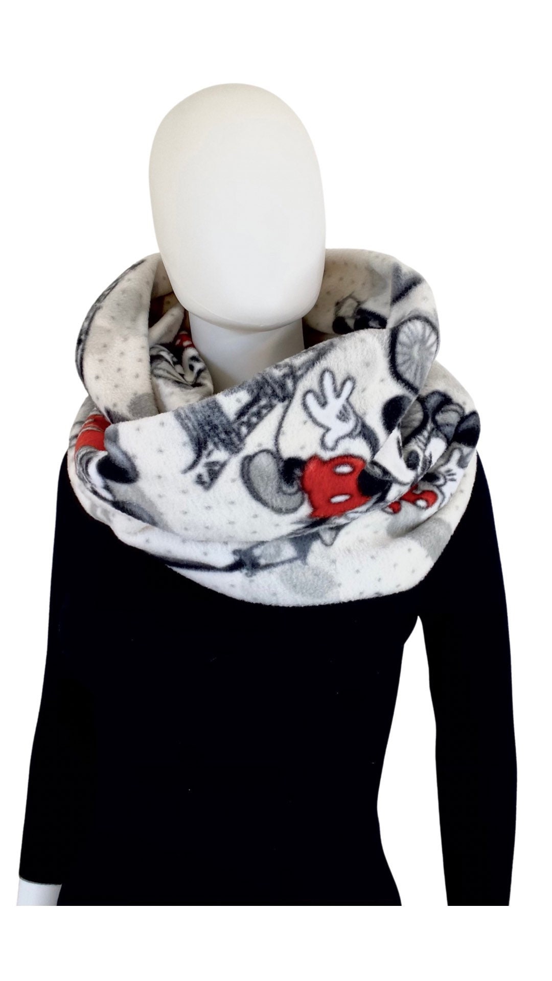 Chunky Scarf Hooded infinity scarf Fall winter Scarf Disney Etsy