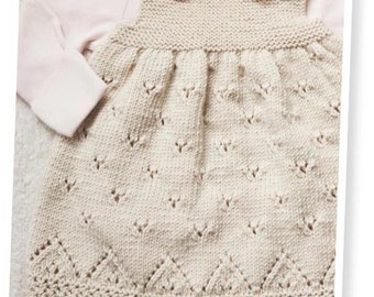knitted pinafore dress pattern