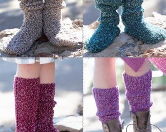 0292 Knitting Childs Adults Winter Socks 4yrs-Adult Chunk  - Vintage Pattern PDF Instant Download