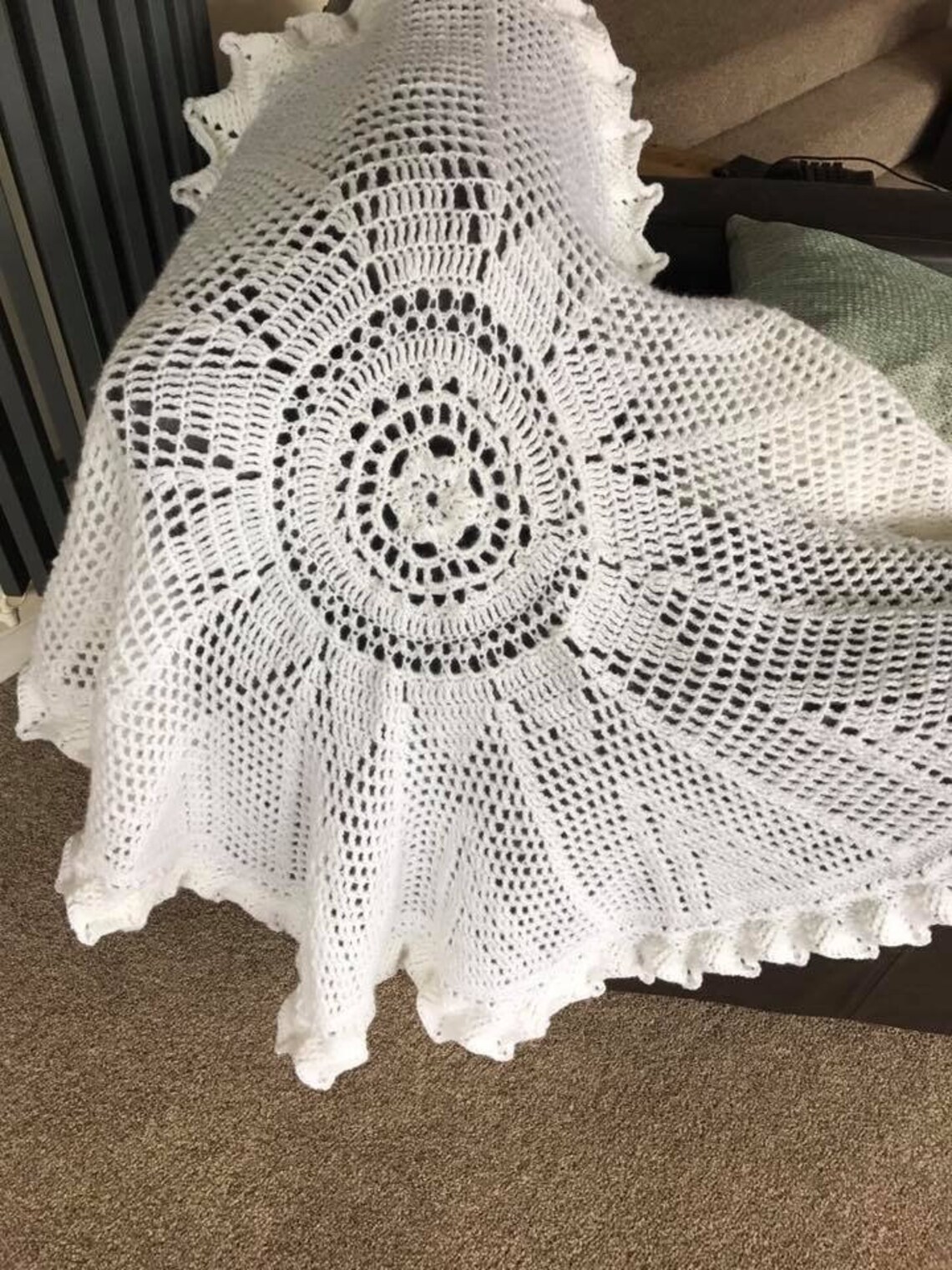PDF Crochet Pattern Circular Shawl Crochet Pattern PDF Etsy Australia