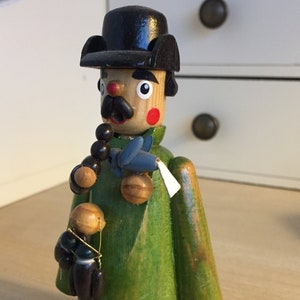 Estatuilla vintage de madera, siglo XX