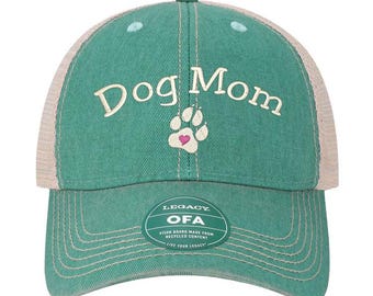 Dog Mom Embroidered Hat