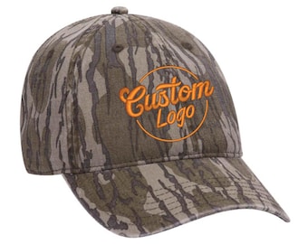 Gorras con logotipo bordado personalizado - Roble musgoso - BOTTOMLAND - Camuflaje - Logotipo personalizado