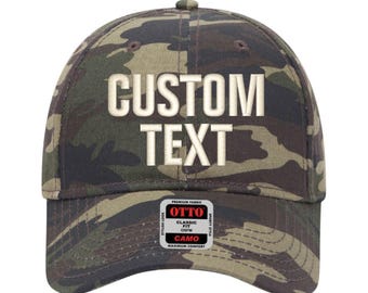 Casquettes brodées personnalisées Trucker_Camo Trucker_Dark camouflage structuré dos uni