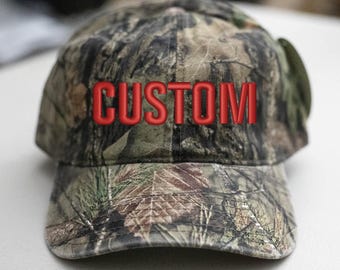 Bible Verse Embroidered Sayings on Camo Dad Hat