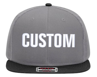 Casquette trucker plate brodée personnalisée