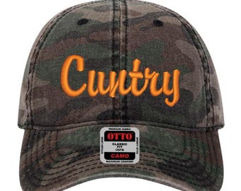 Gorra de camionero lavada vintage con estampado de camuflaje de estilo campestre y sin estructura