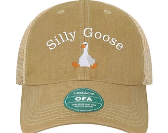 Silly Goose Embroidered Hat