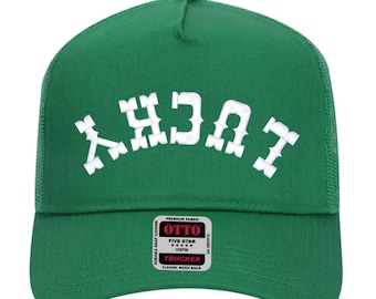 Casquette trucker brodée LUCKY - Casquette Otto pour la Saint-Patrick