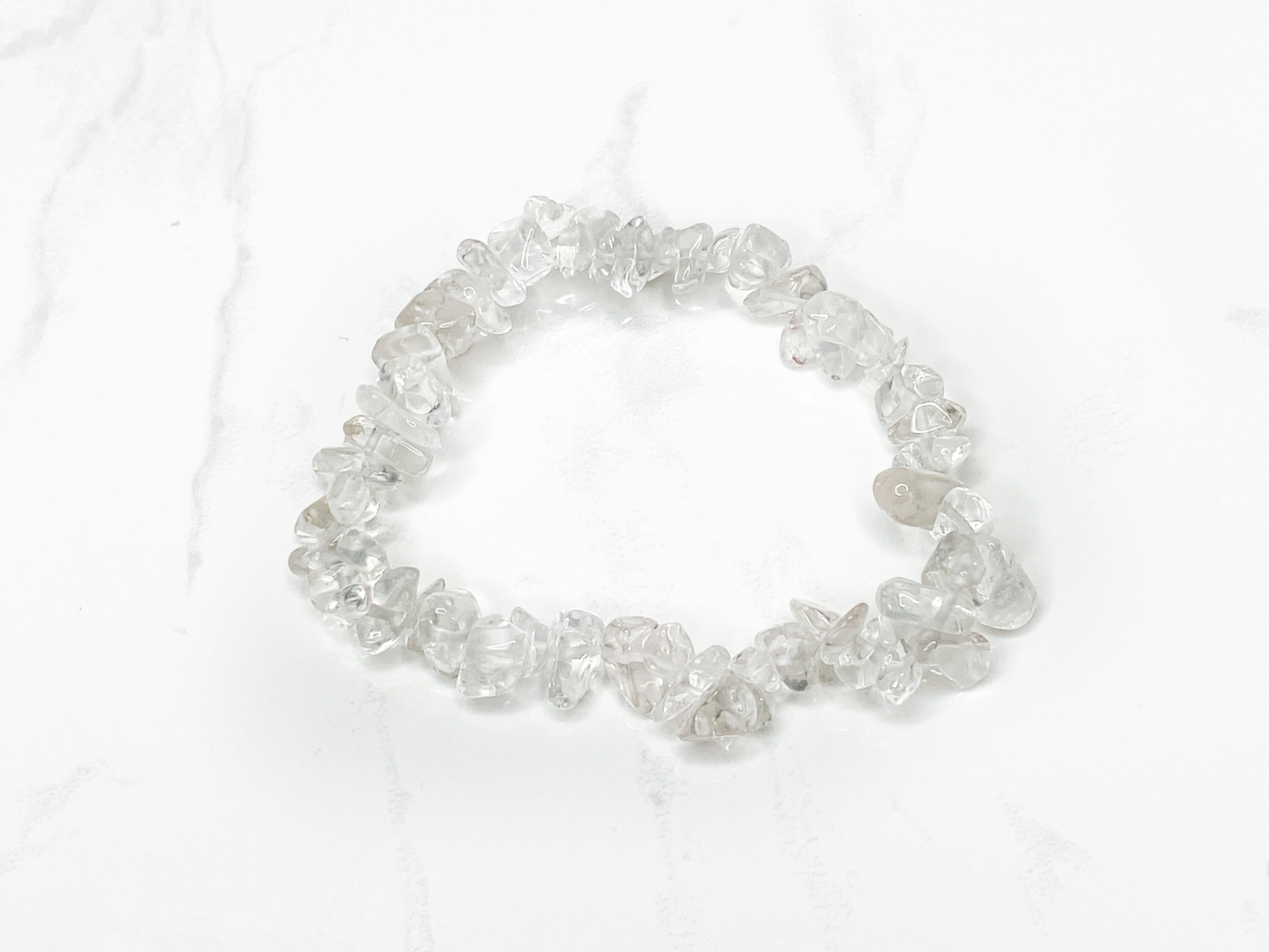 Crystal Chip Bracelets Made with Genuine Gemstone Beads Etsy