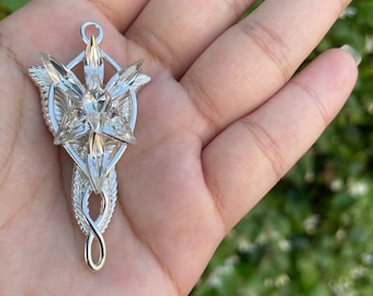 Colgante de princesa Arwen Evenstar, joyería de plata de ley 925, regalo de moda para novia, esposa, regalo de cumpleaños