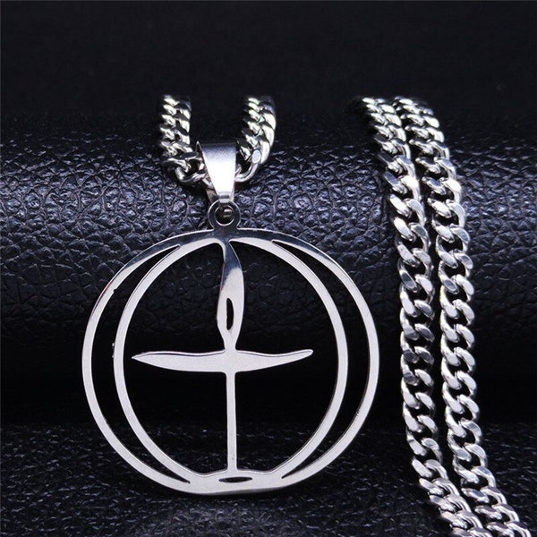 Unitarian Universalism Pendant Stainless Steel Jewelry