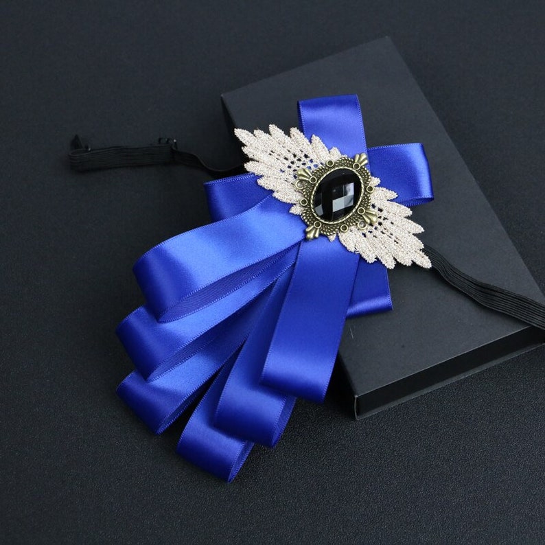 Set1 Brooch Flower Rhinestone Cloth Art Pins and Brooches Etsy