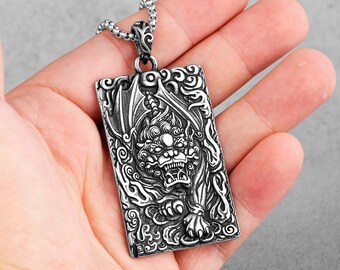 VASSAGO Vintage Amulet Unicorn Crystal Pendant Talisman Necklace fit for Women Men VASSAGO Vintage Amulet Unicorn Crystal Pendant Talisman Necklace fit for Women Men