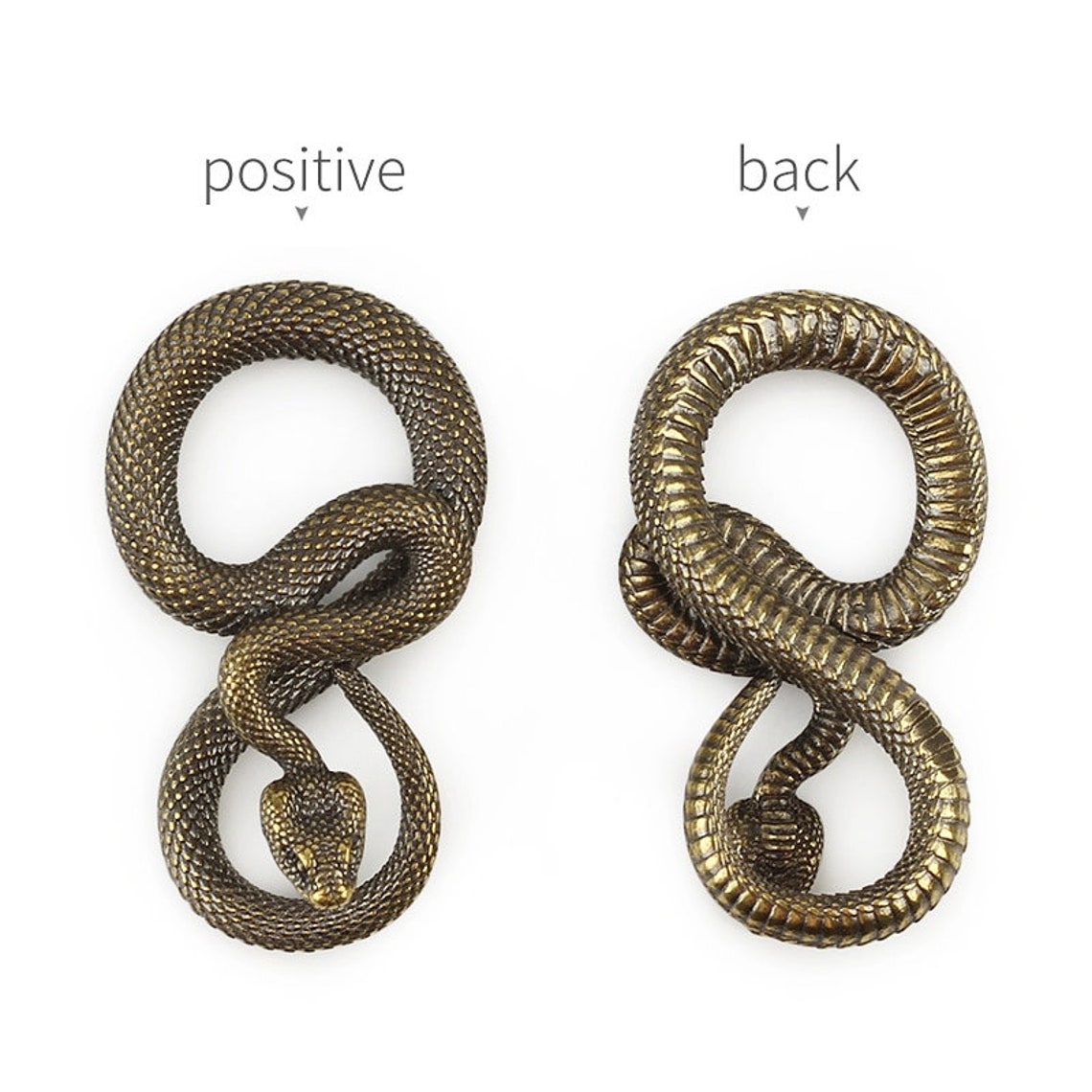 Brass Snake Key Ring Copper Snake Key chain Outdoor Tool Etsy