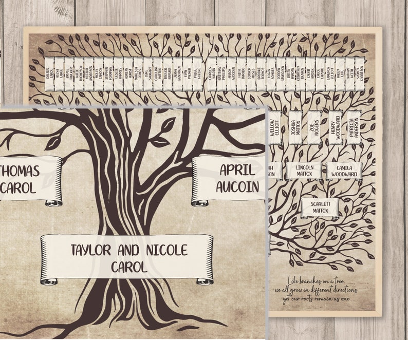 Download Family Tree Template For 6 Generations Old Branched Leafy Tree Family Tree Printable Digital File Fast Edit Family Chart Template Prints Art Collectibles 330 Co Il