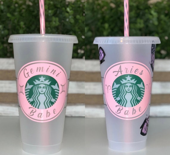 Astrology Reusable Starbucks Cold Cup