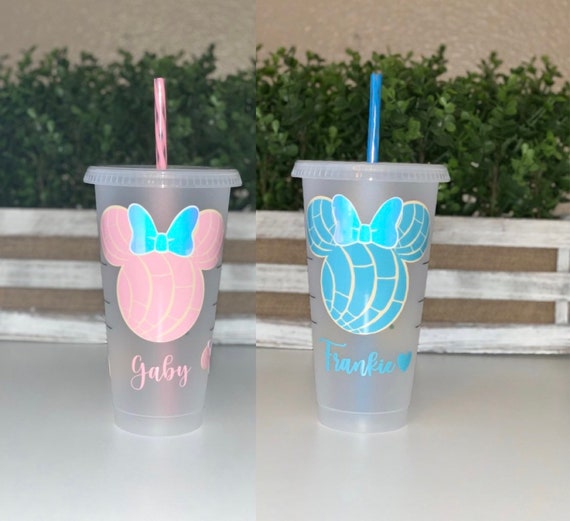 Mommy and Me Princess Inspired Starbucks Cold Cups 24oz and 16oz Grande  Starbucks Cup straw Toppers NOT Included 