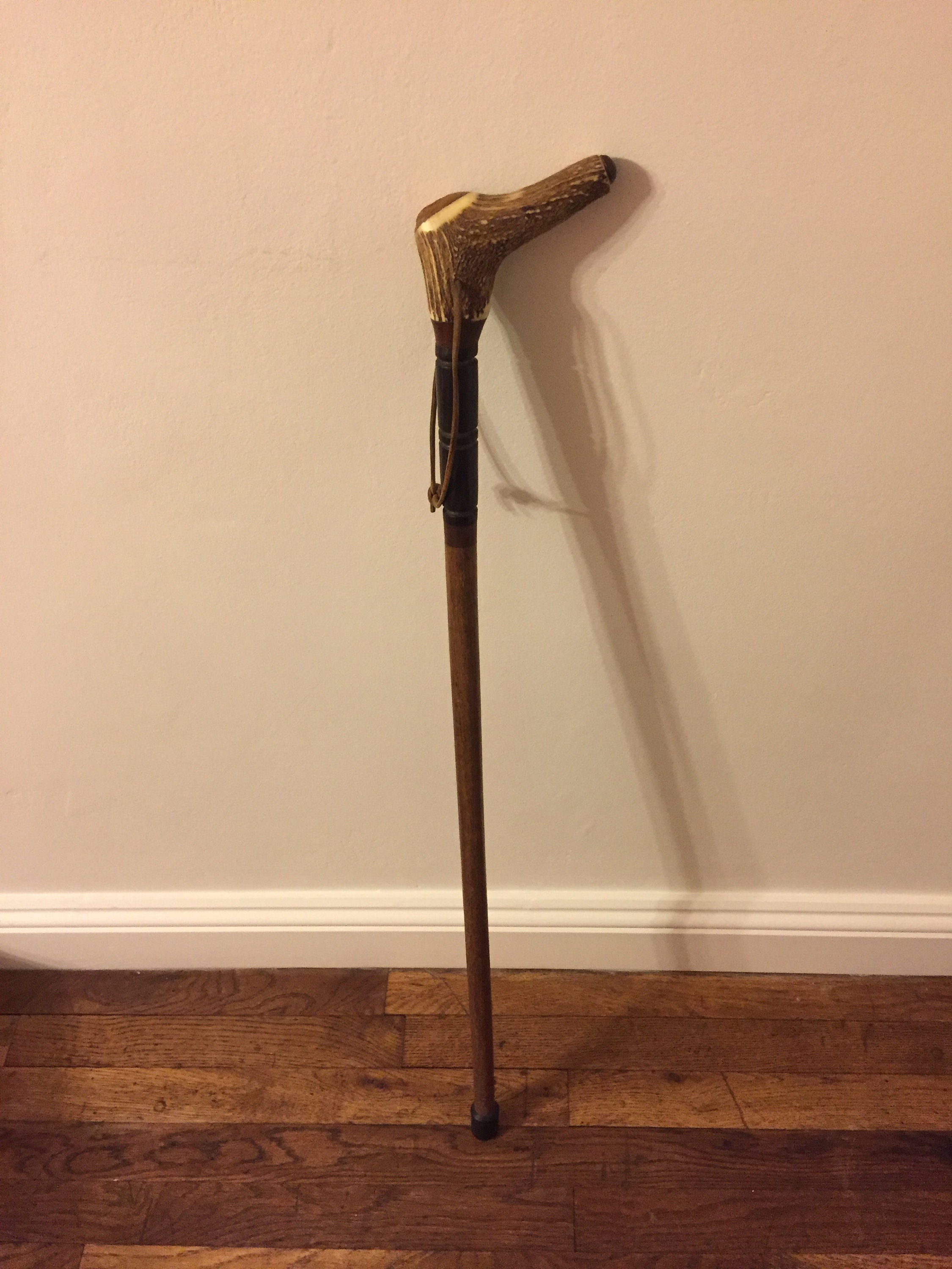 Lovely Sturdy Antler/bone Handled Walking Stick Measuring 93 | Etsy UK